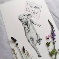 Piglet Art Print - Jana Reinhardt Ltd