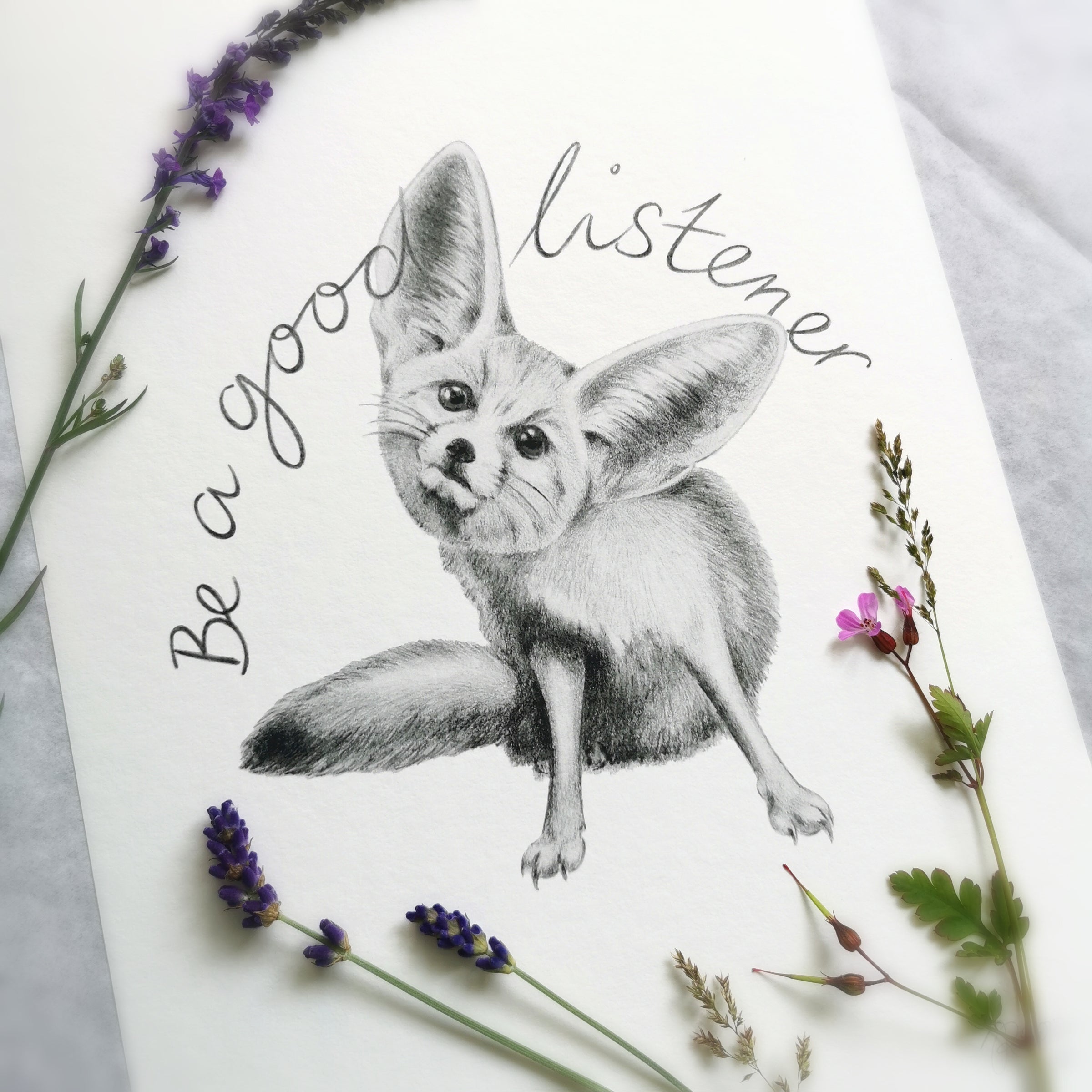 Fox Art Print - Jana Reinhardt Ltd