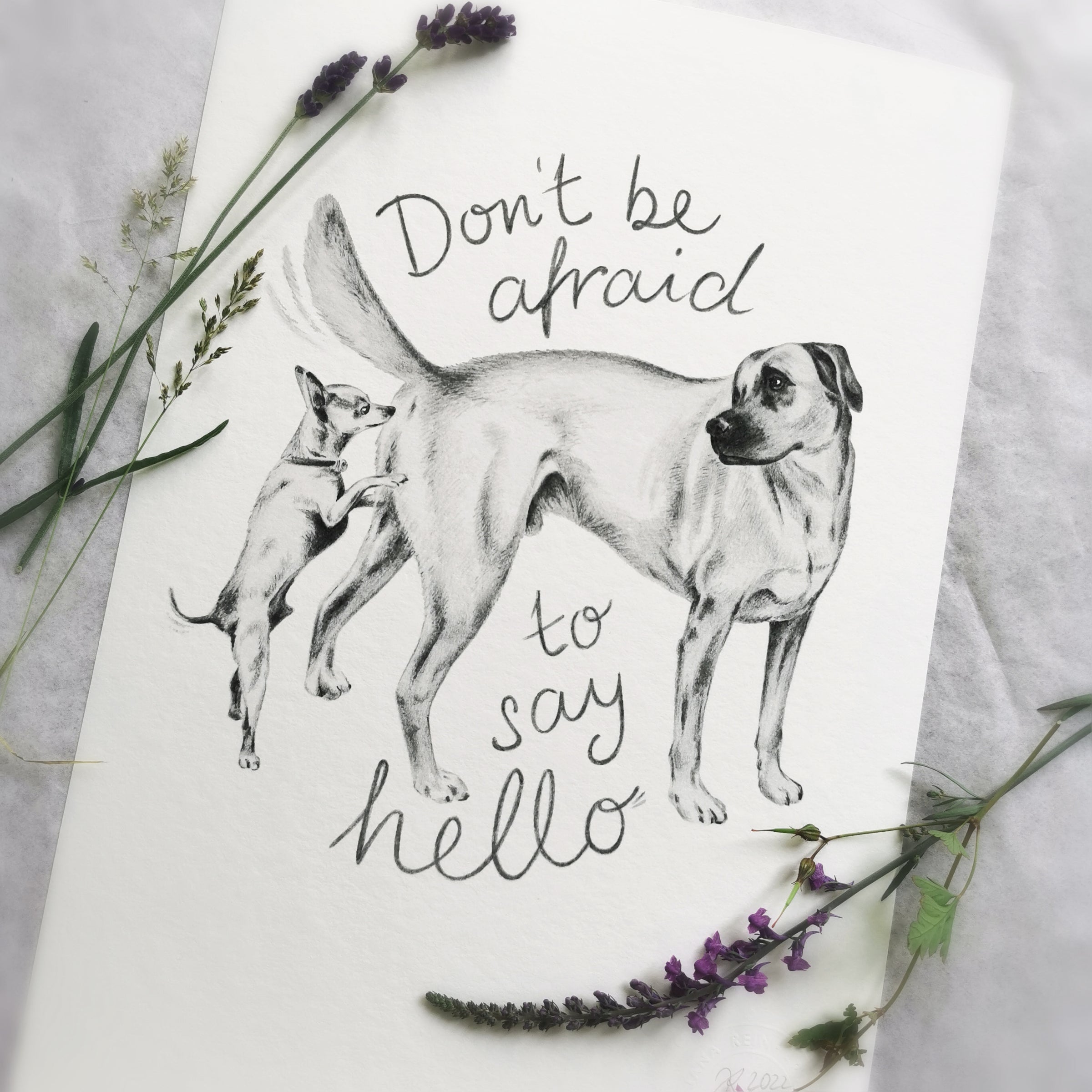 Dogs Art Print - Jana Reinhardt Ltd