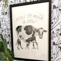 Cow Art Print - Jana Reinhardt Ltd