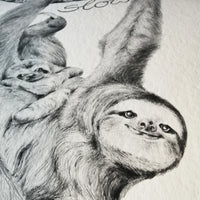 Sloth Art Print - Jana Reinhardt Ltd