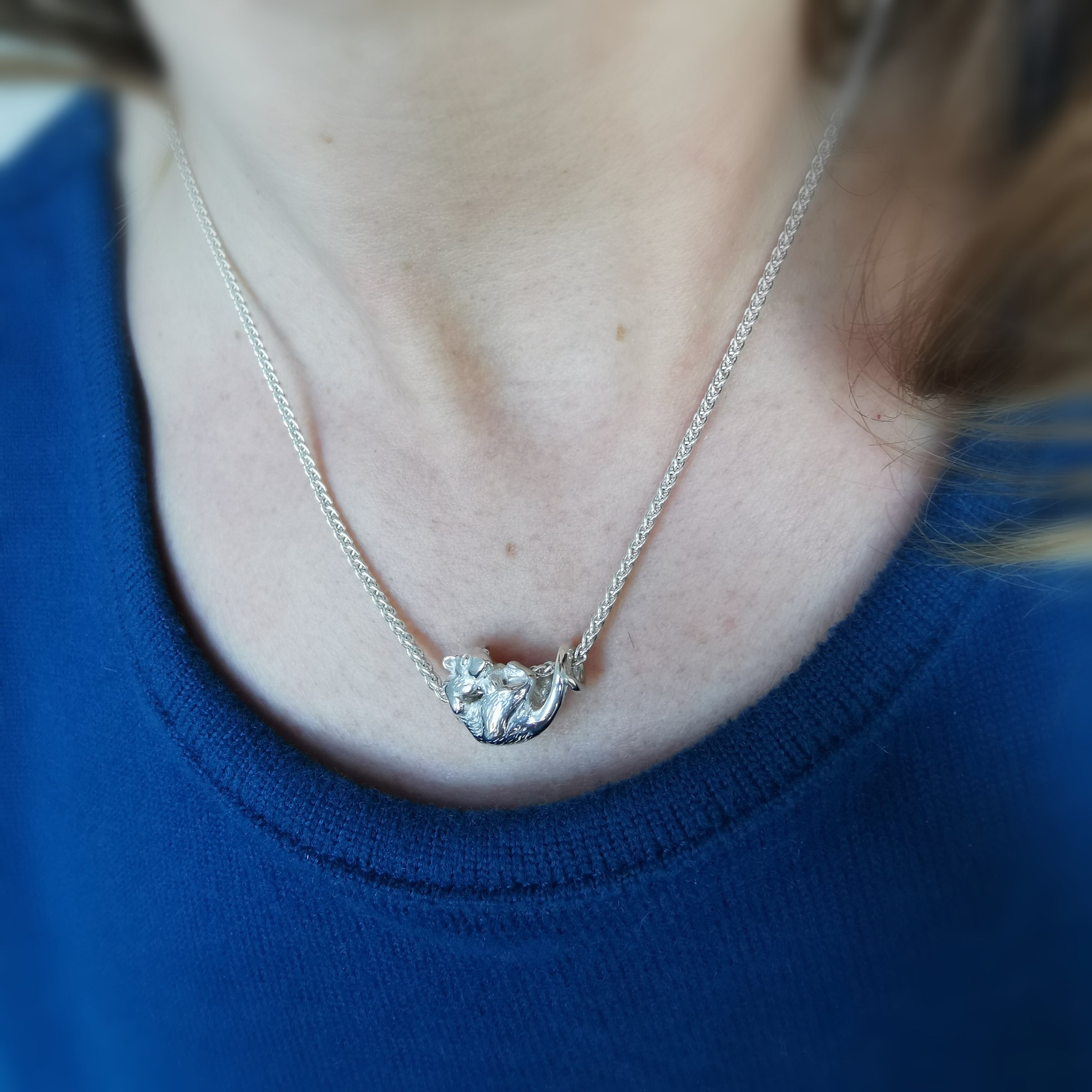 Curled Up Rat Necklace - Jana Reinhardt Ltd