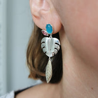 Leaf Drop Earrings - Jana Reinhardt Ltd