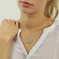 Cat Necklace (leaping) - Jana Reinhardt Ltd