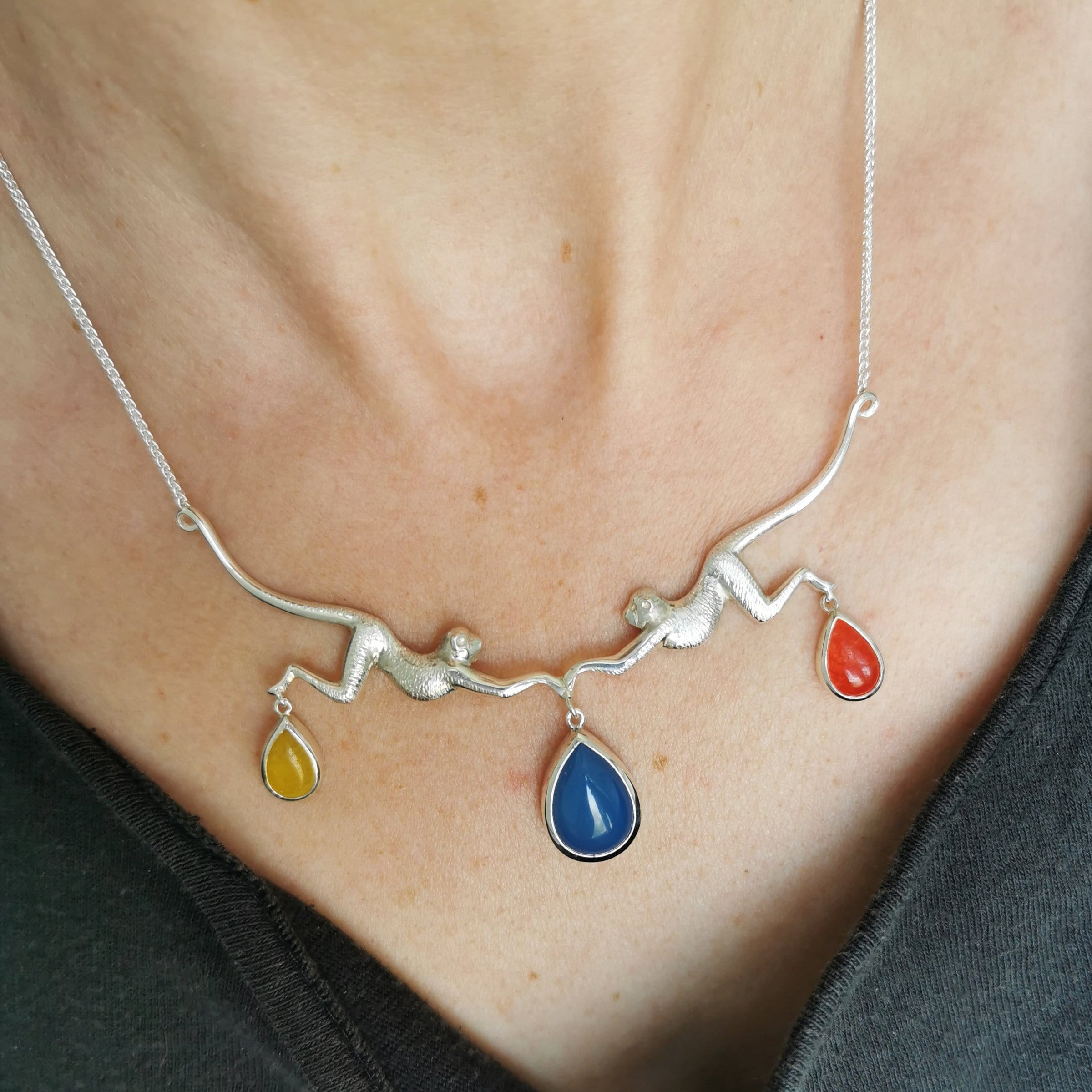 Monkey Gem Necklace - Jana Reinhardt Ltd