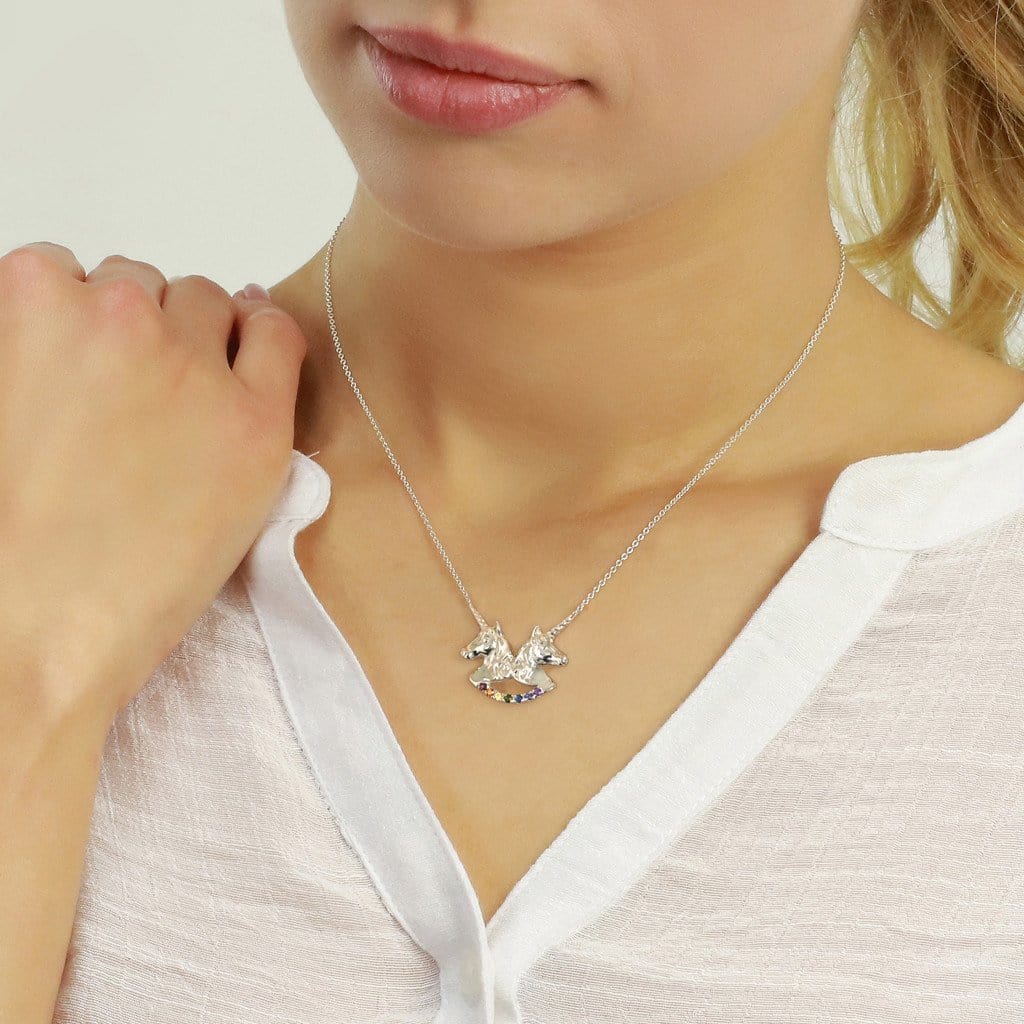 Twin Unicorn Necklace - Jana Reinhardt Ltd