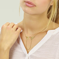 Twin Hummingbird Necklace - Jana Reinhardt Ltd