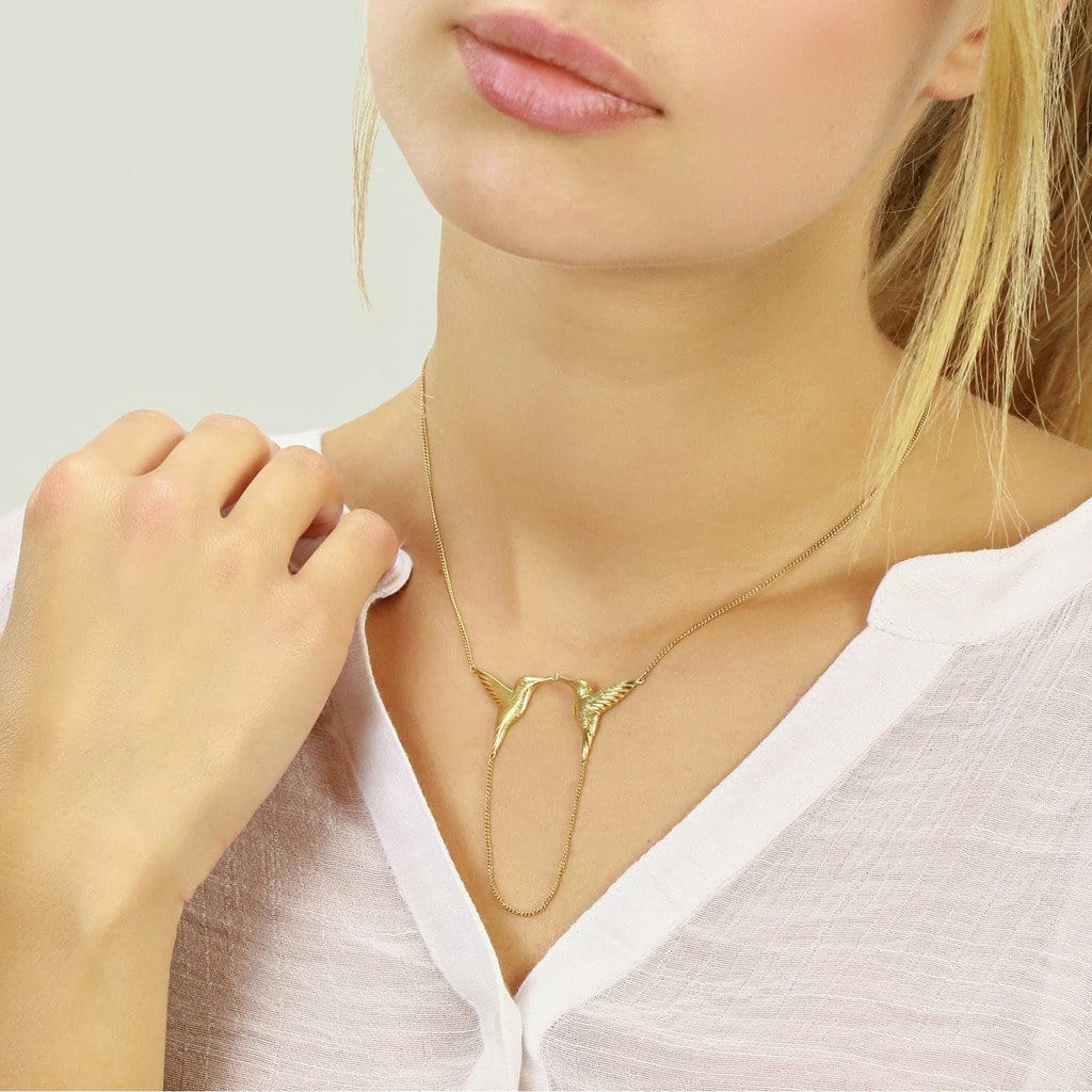 Twin Hummingbird Necklace - Jana Reinhardt Ltd