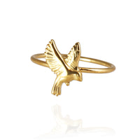 Garden Bird Landing Stacking Ring - Jana Reinhardt Ltd