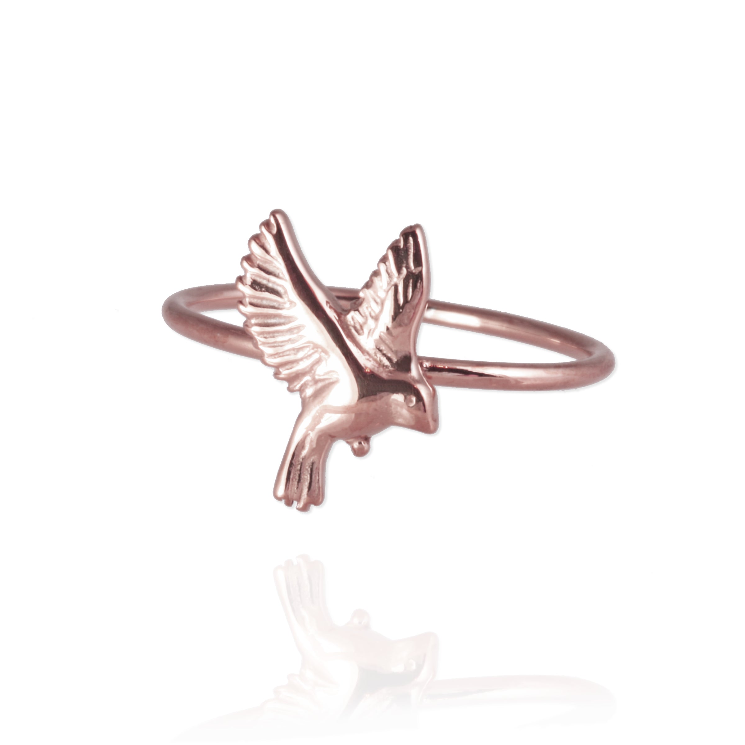 Garden Bird Landing Stacking Ring - Jana Reinhardt Ltd