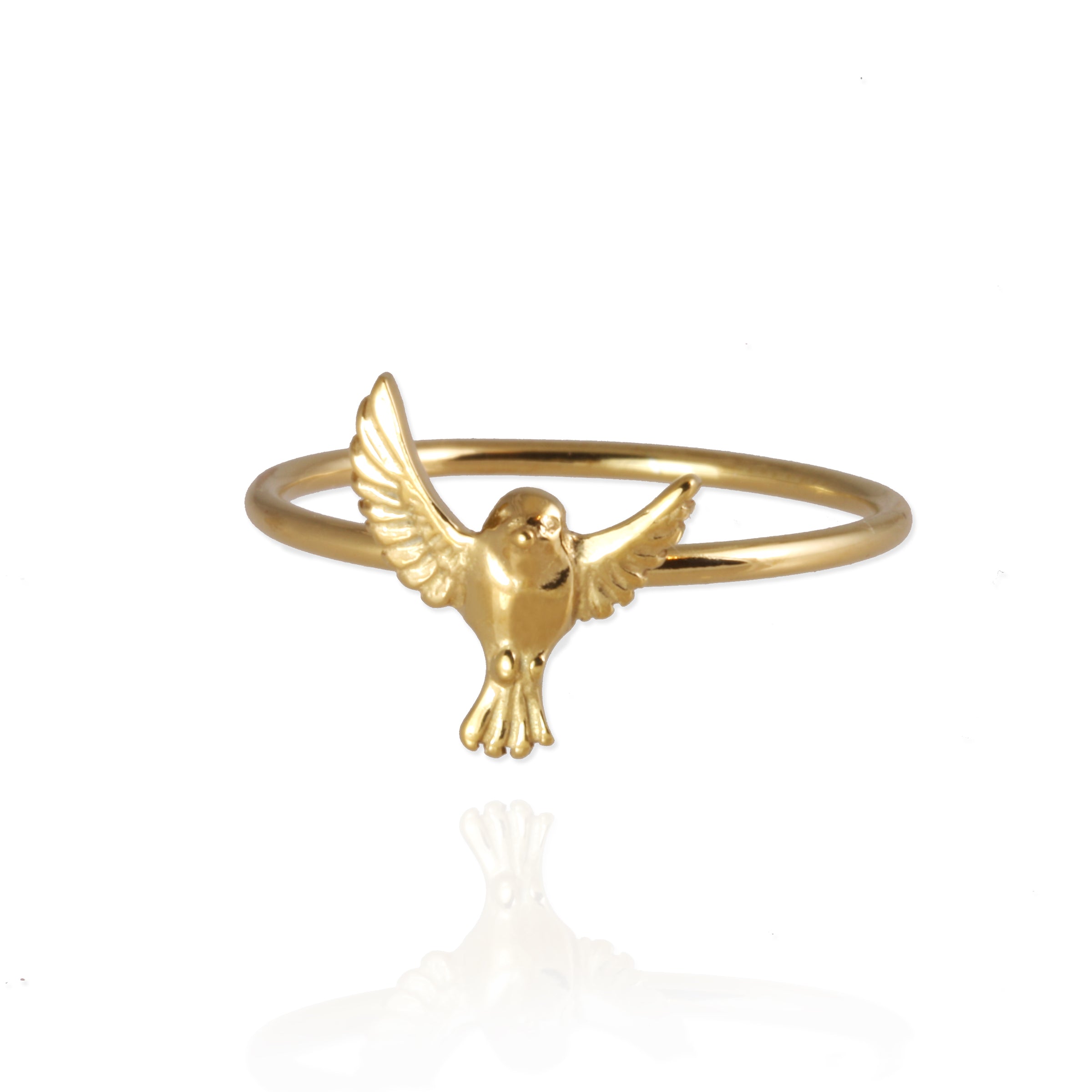 Garden Bird Taking Off Stacking Ring - Jana Reinhardt Ltd