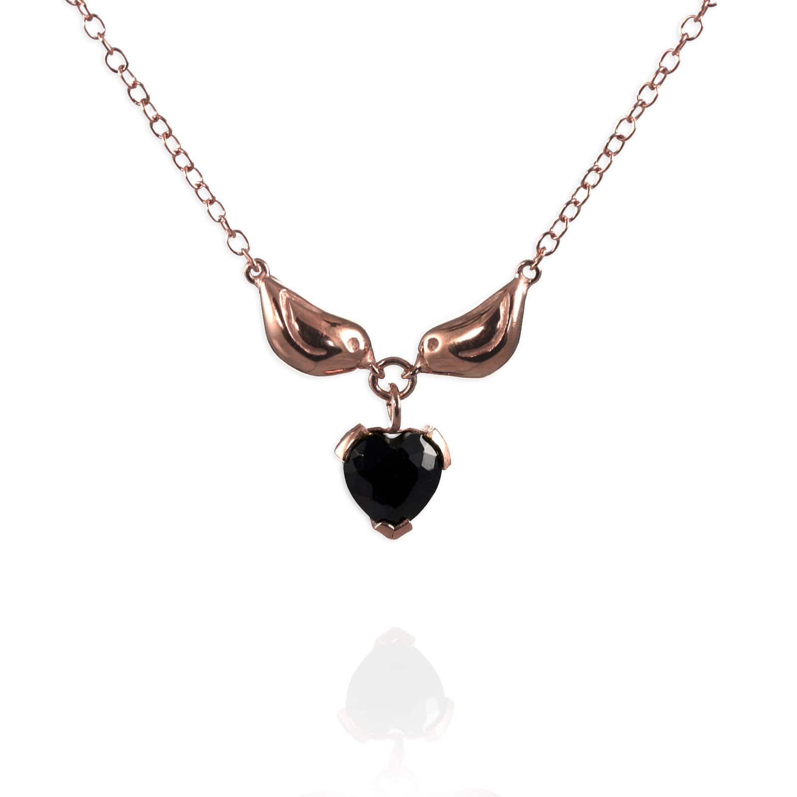 Sparrow Heart Necklace - Jana Reinhardt Ltd