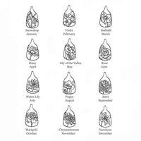 Birth Month Flower Pendant - Jana Reinhardt Ltd