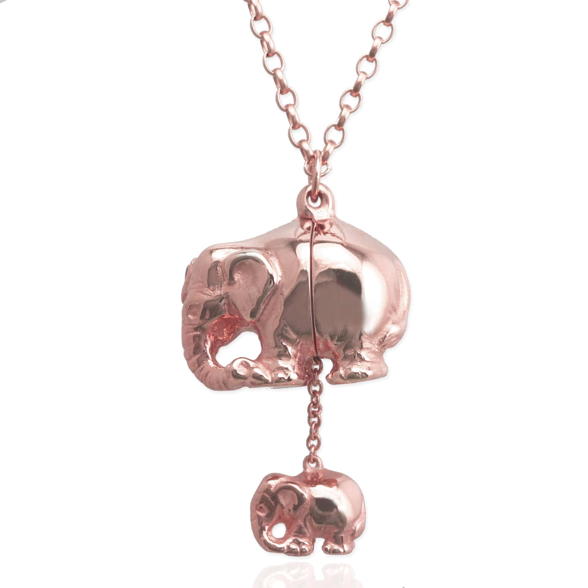 Mother and Baby Elephant Necklace - Jana Reinhardt Ltd