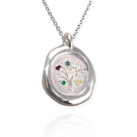 Family Tree Pendant with Birthstones - Jana Reinhardt Ltd