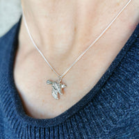 Garden Bird Flying Necklace - Jana Reinhardt Ltd