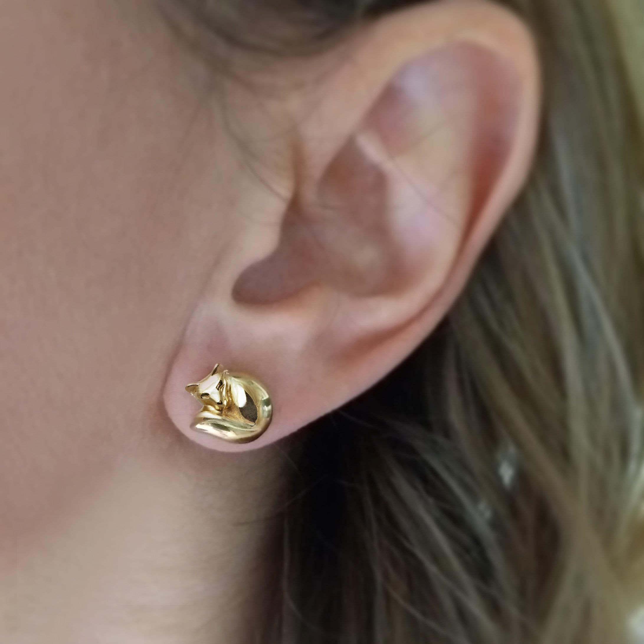 Fox Ear Studs - Jana Reinhardt Ltd