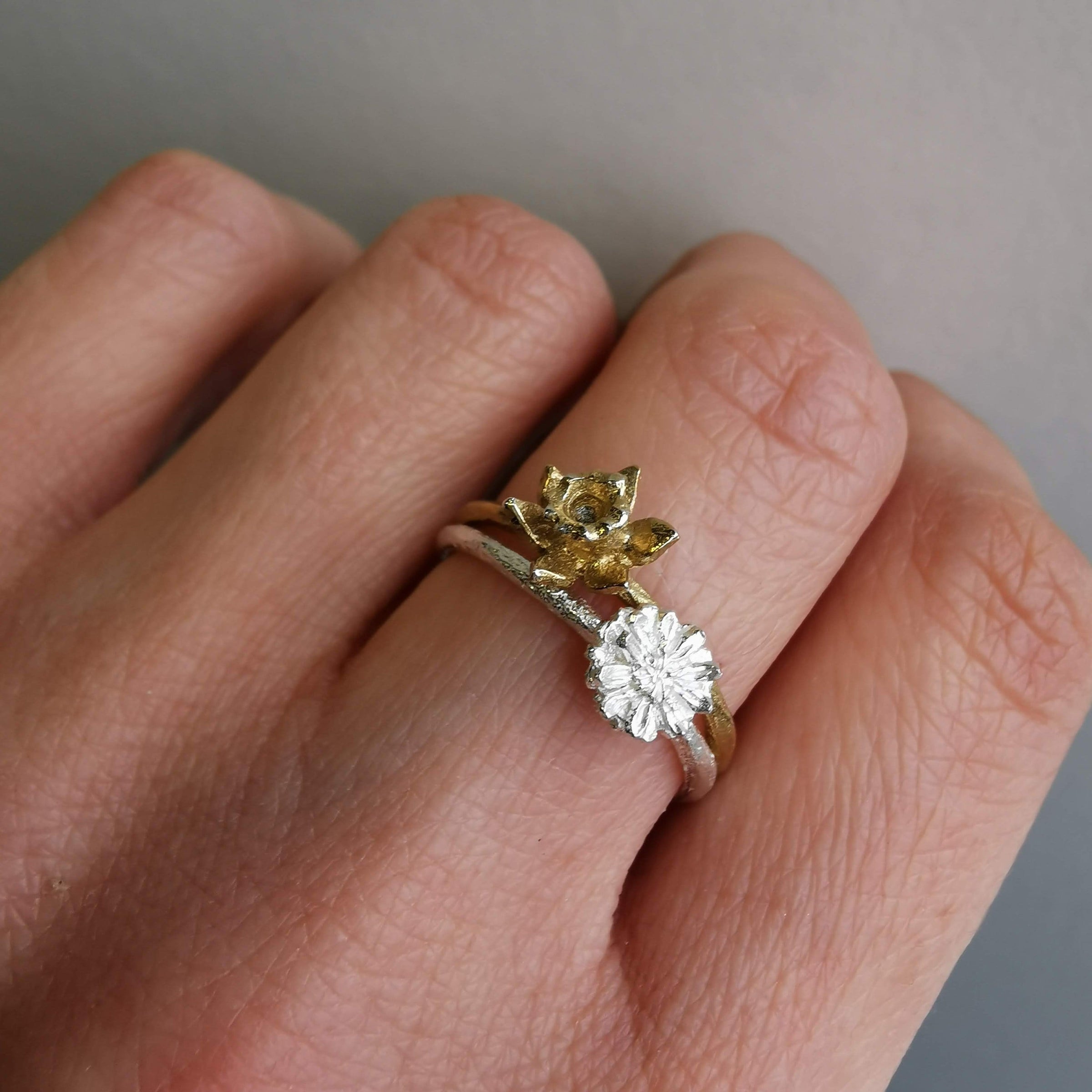Daffodil Ring - March Birth Flower Ring - Jana Reinhardt Ltd