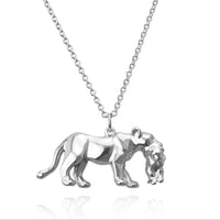 Lioness and Cub Necklace - Jana Reinhardt Ltd