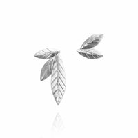 Mismatched Leaf Stud Earrings - Jana Reinhardt Ltd