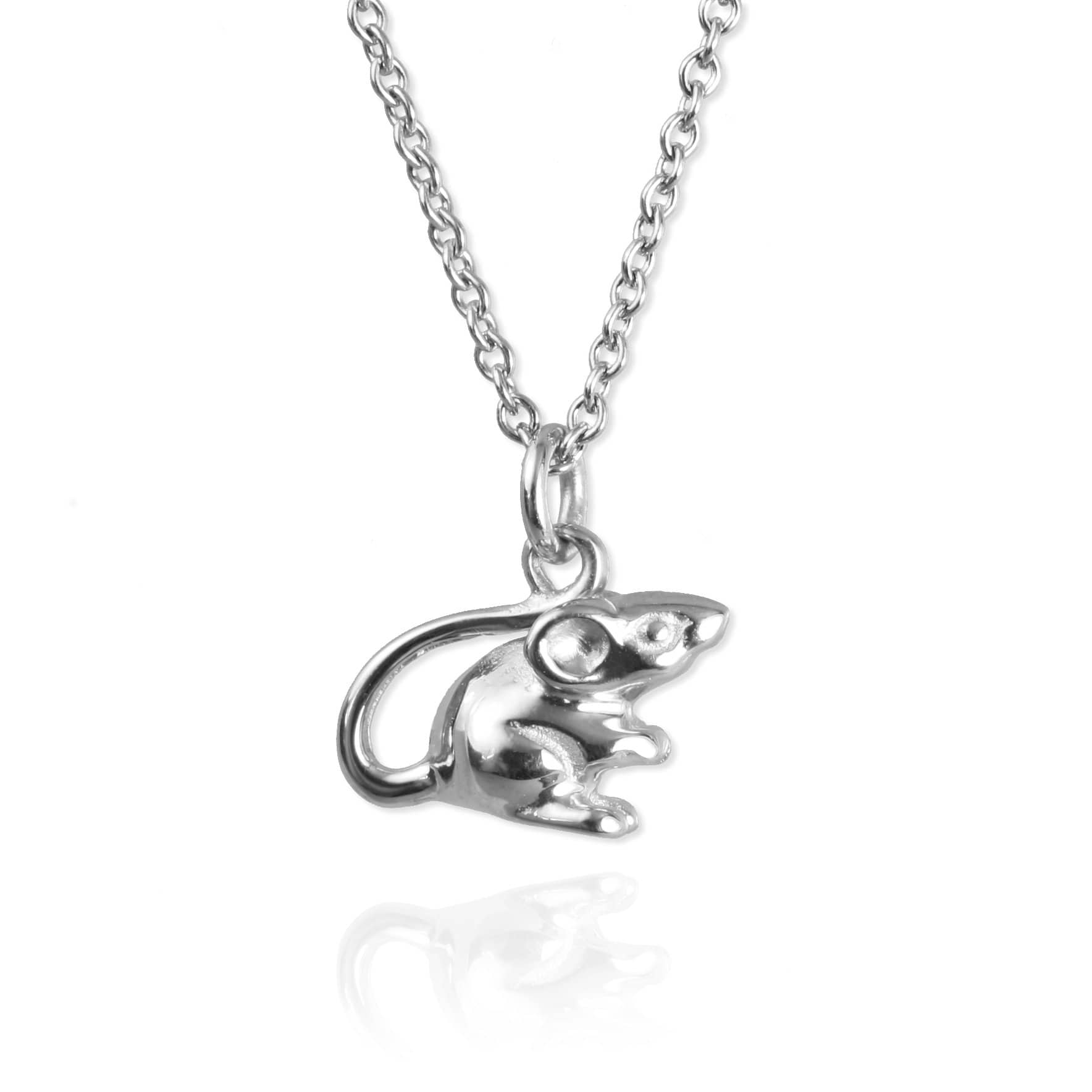 Tiny Mouse Necklace - Jana Reinhardt Ltd