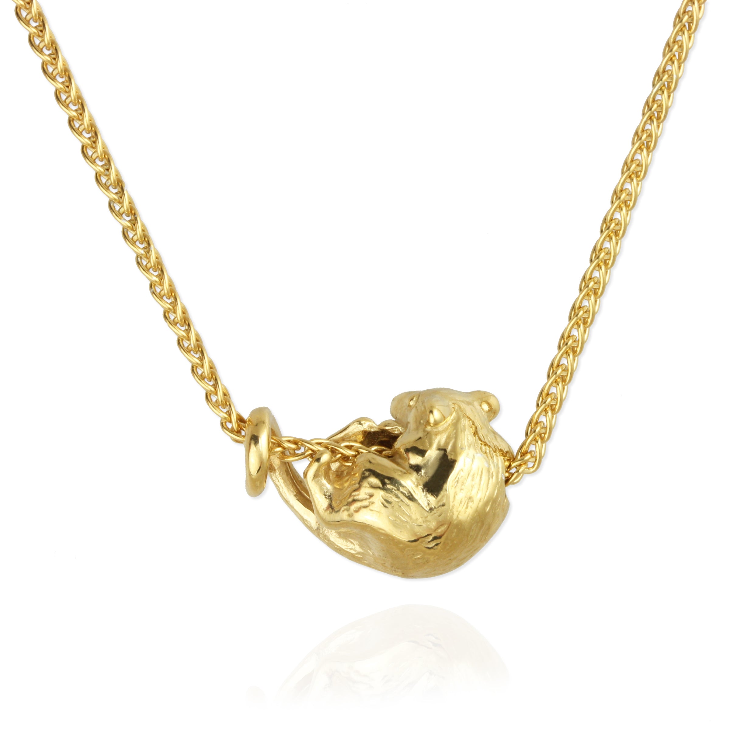 Curled Up Rat Necklace - Jana Reinhardt Ltd