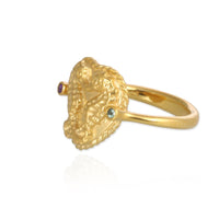 Seahorse Ring with Birthstones - Jana Reinhardt Ltd