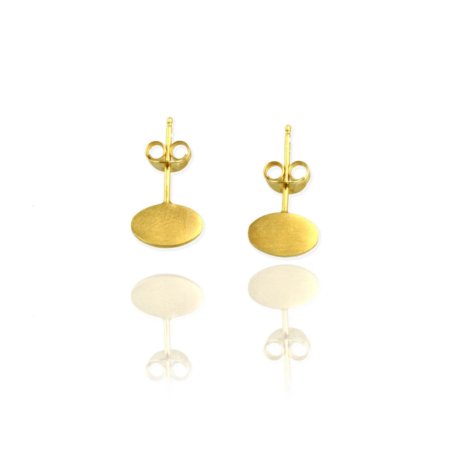 Single Ellipse Ear Studs - Jana Reinhardt Ltd - 6