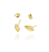 Leaf Stud Earrings - Jana Reinhardt Ltd
