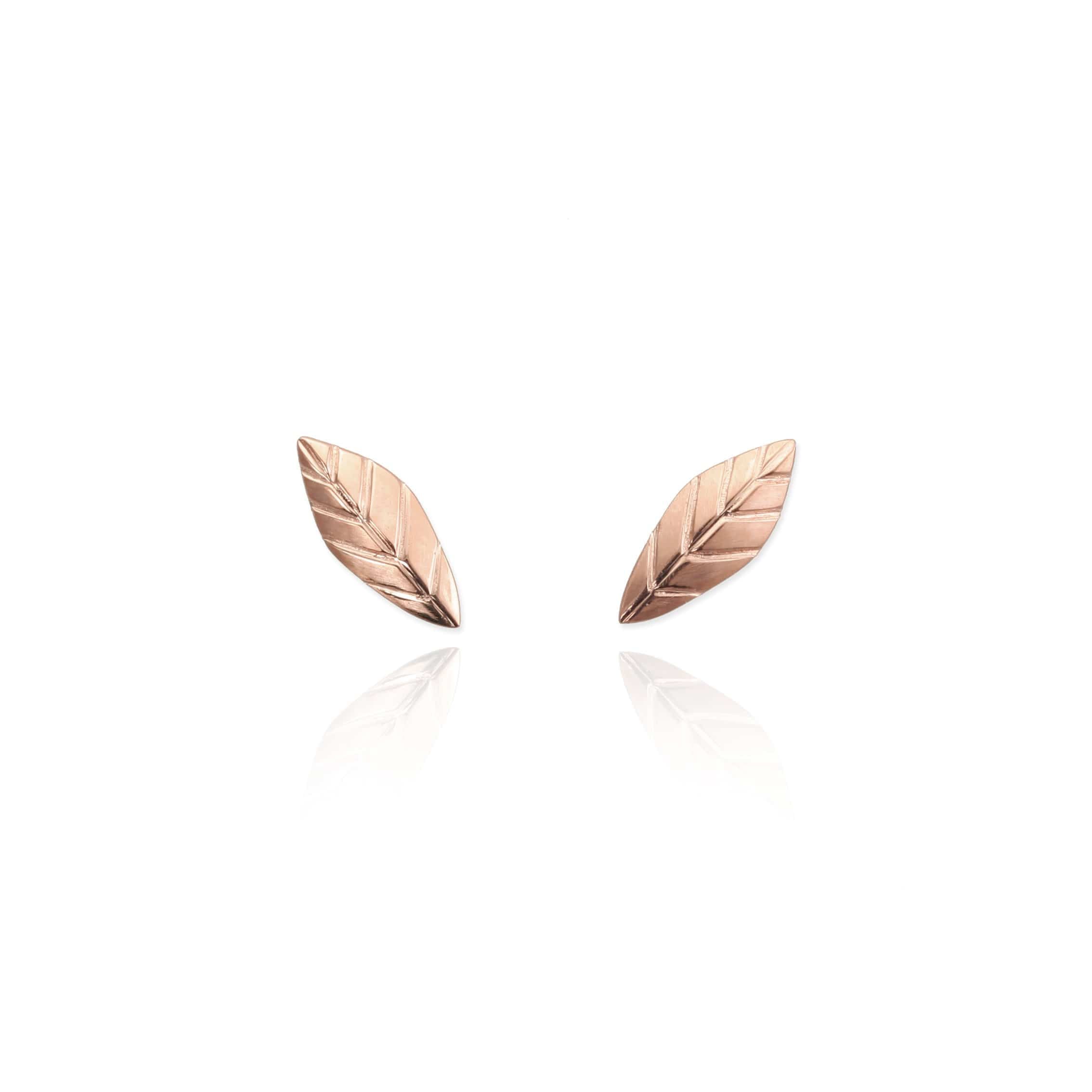 Leaf Stud Earrings - Jana Reinhardt Ltd