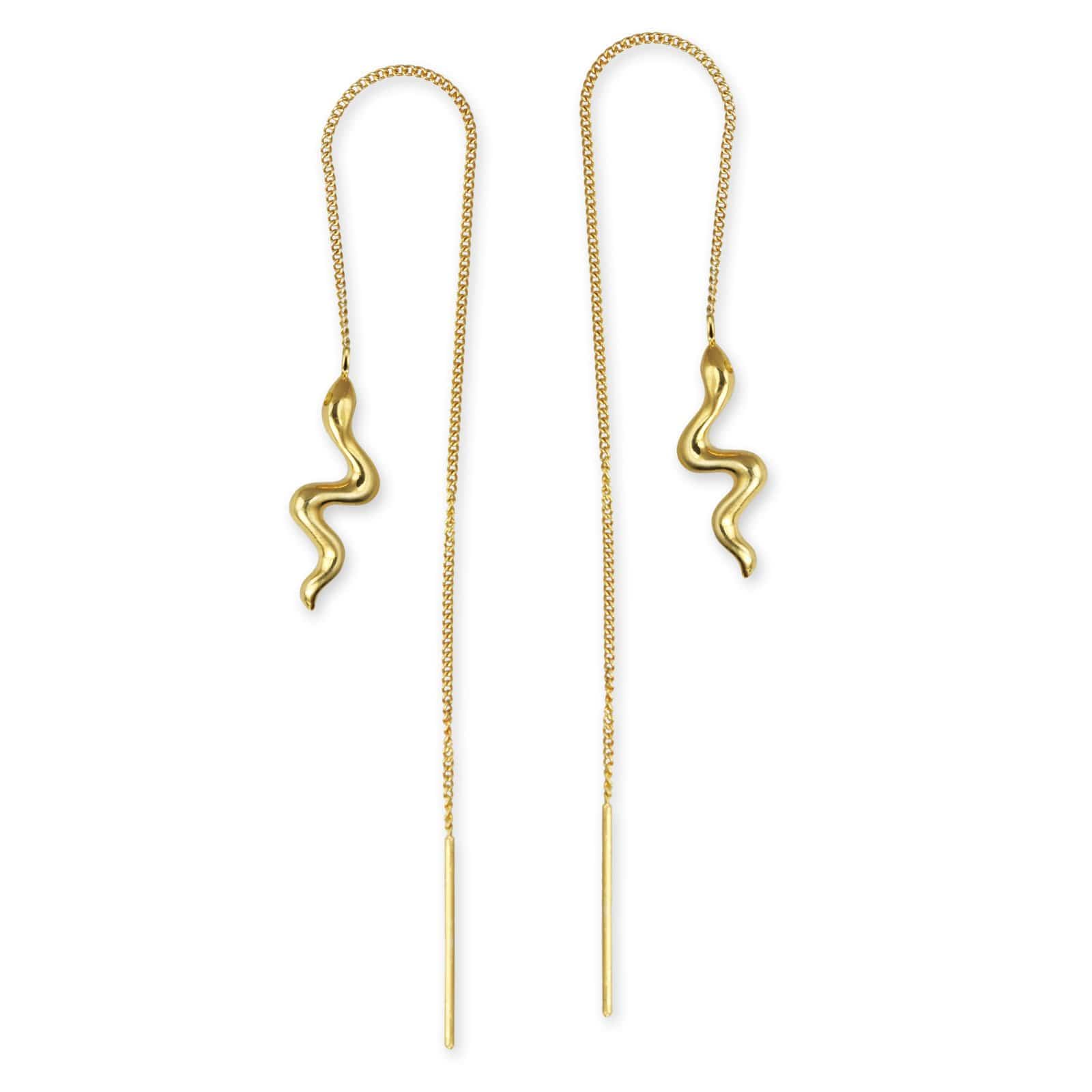 Snake Chain Earrings - Jana Reinhardt Ltd - 1