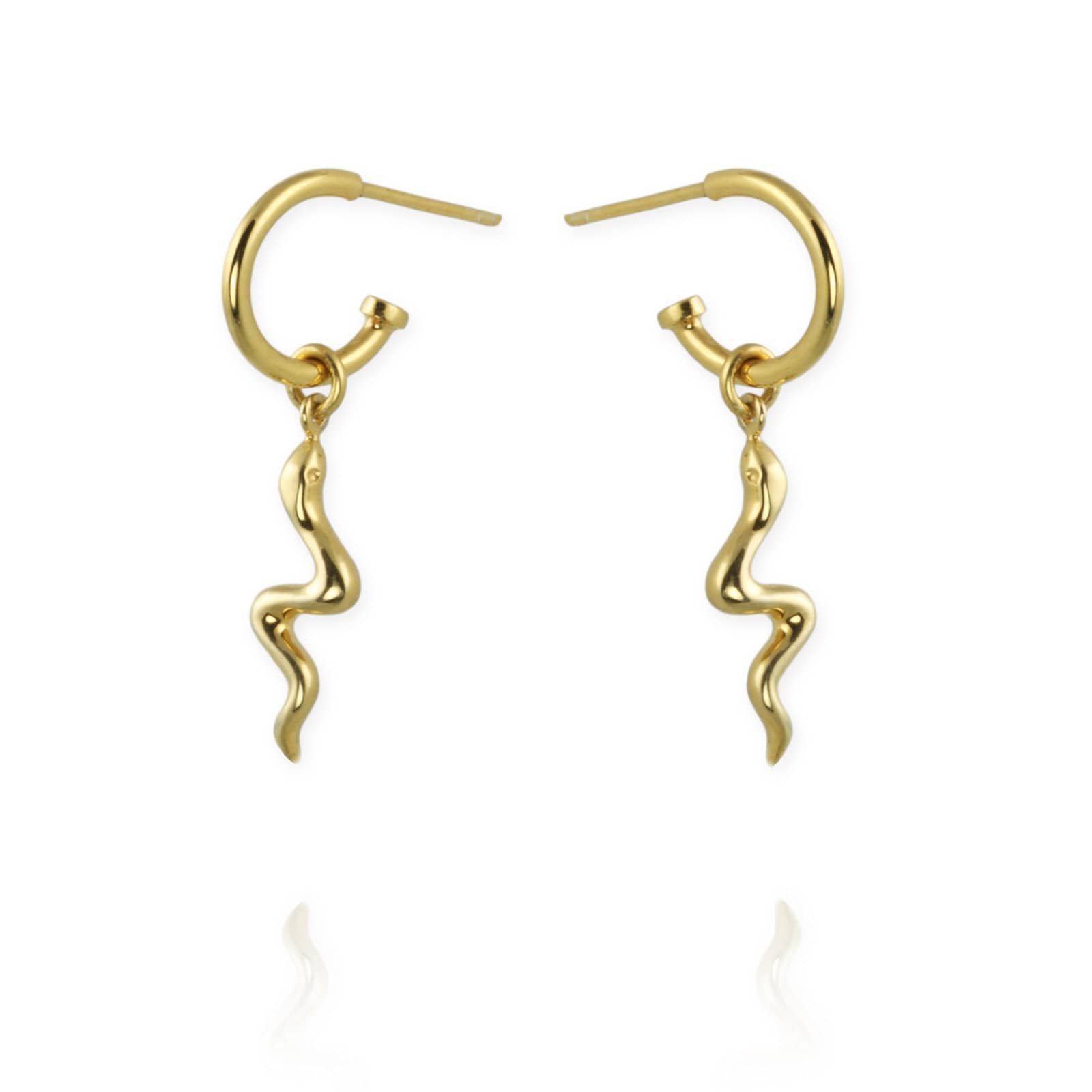 Snake Creole Ear Studs - Jana Reinhardt Ltd - 2