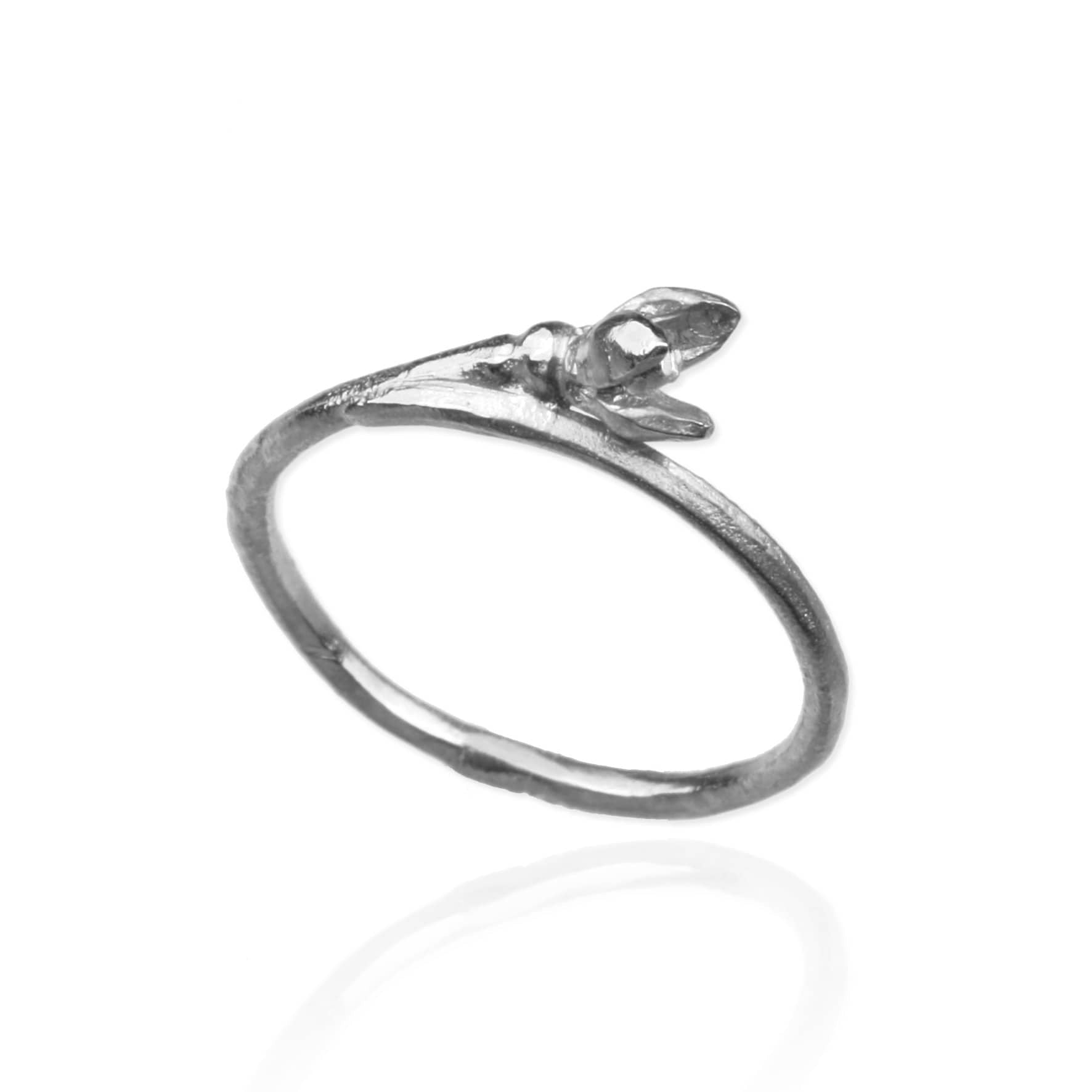 Snowdrop Ring - January Birth Flower Ring - Jana Reinhardt Ltd