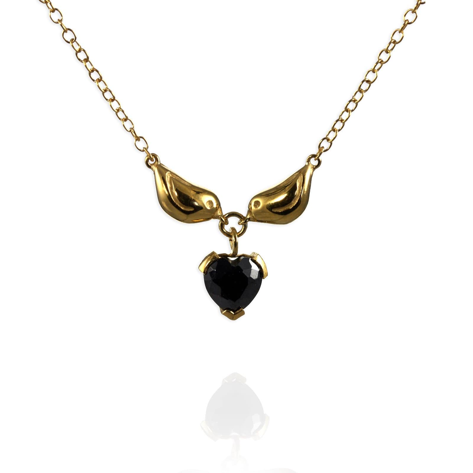 Sparrow Heart Necklace - Jana Reinhardt Ltd