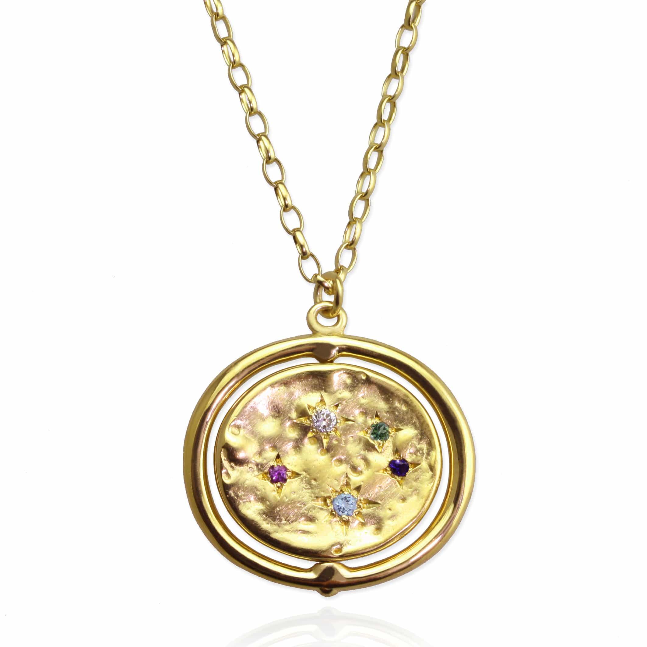 My Universe Pendant with Birthstones - Jana Reinhardt Ltd