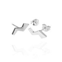 Flash Stud Earrings with Sapphires - Jana Reinhardt Ltd