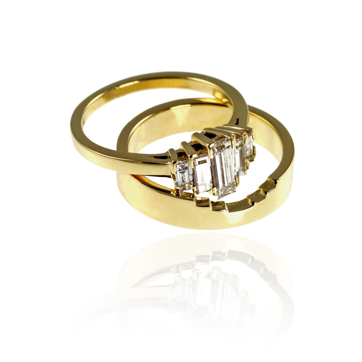 Shaped Wedding Rings