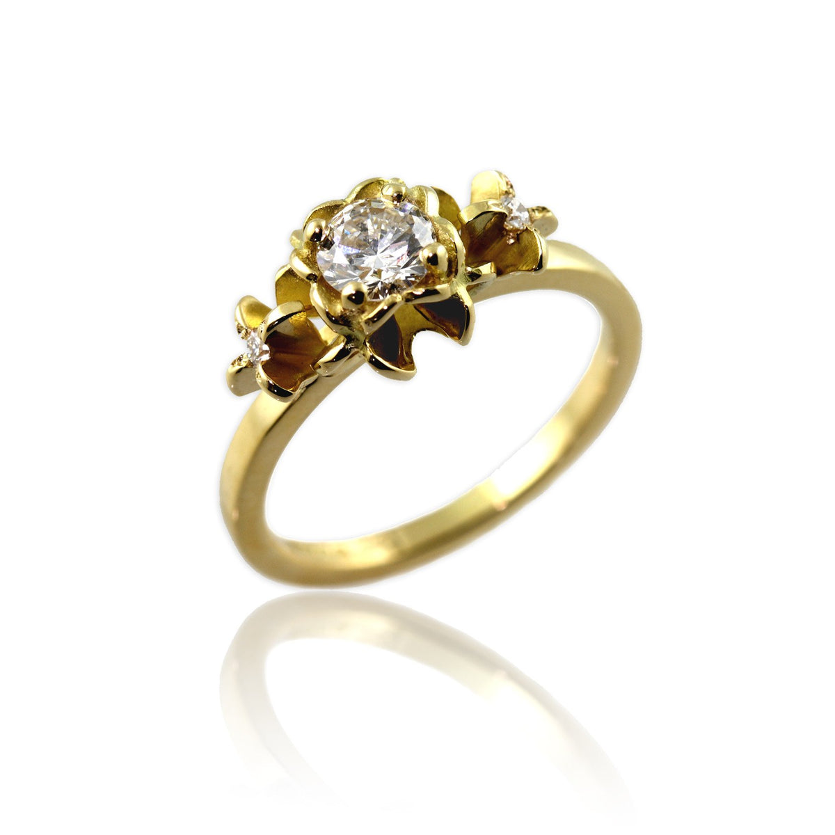 Floral Engagement Rings