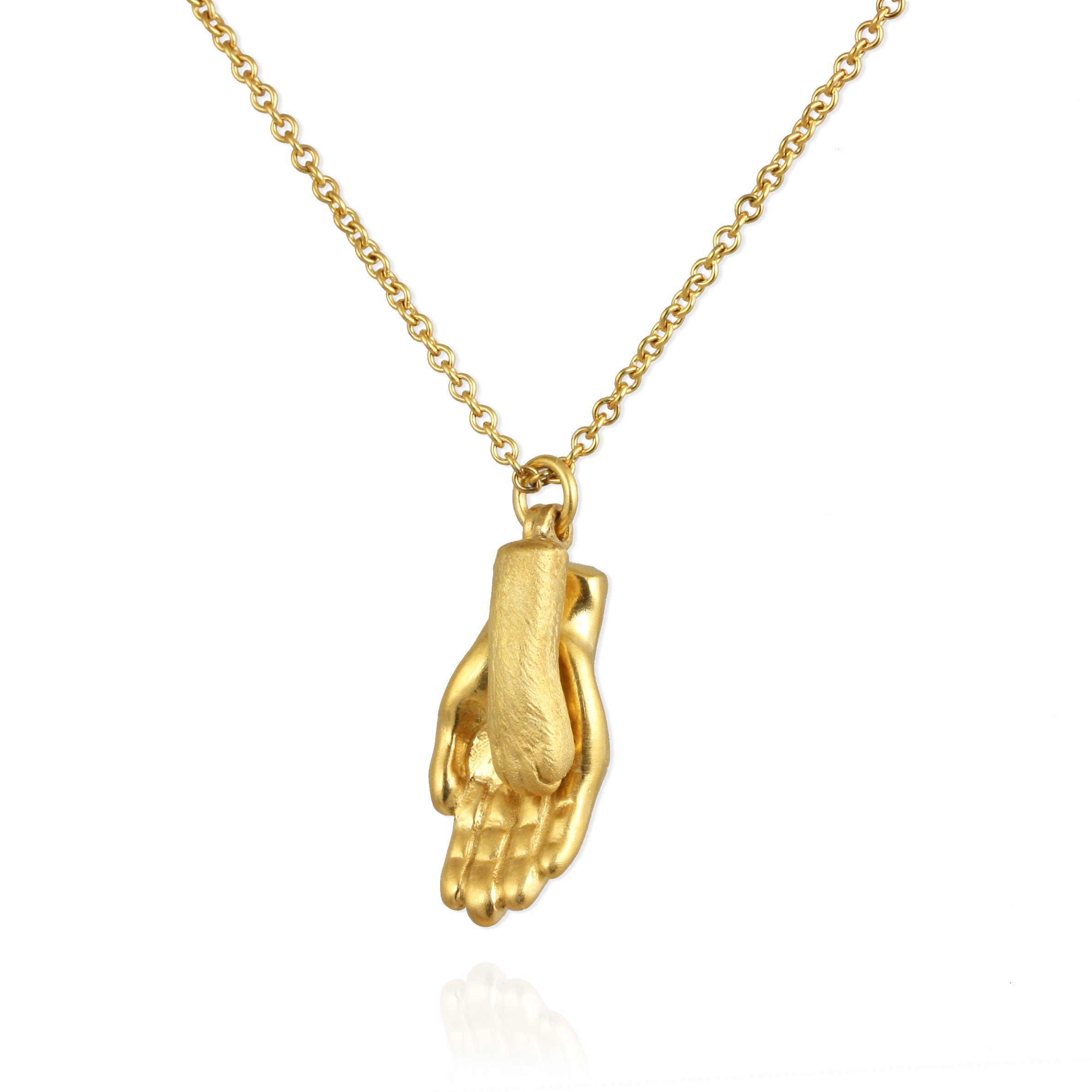 Cat Paw and Hand Necklace - Jana Reinhardt Ltd