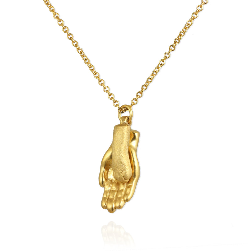 Cat Paw and Hand Necklace - Jana Reinhardt Ltd