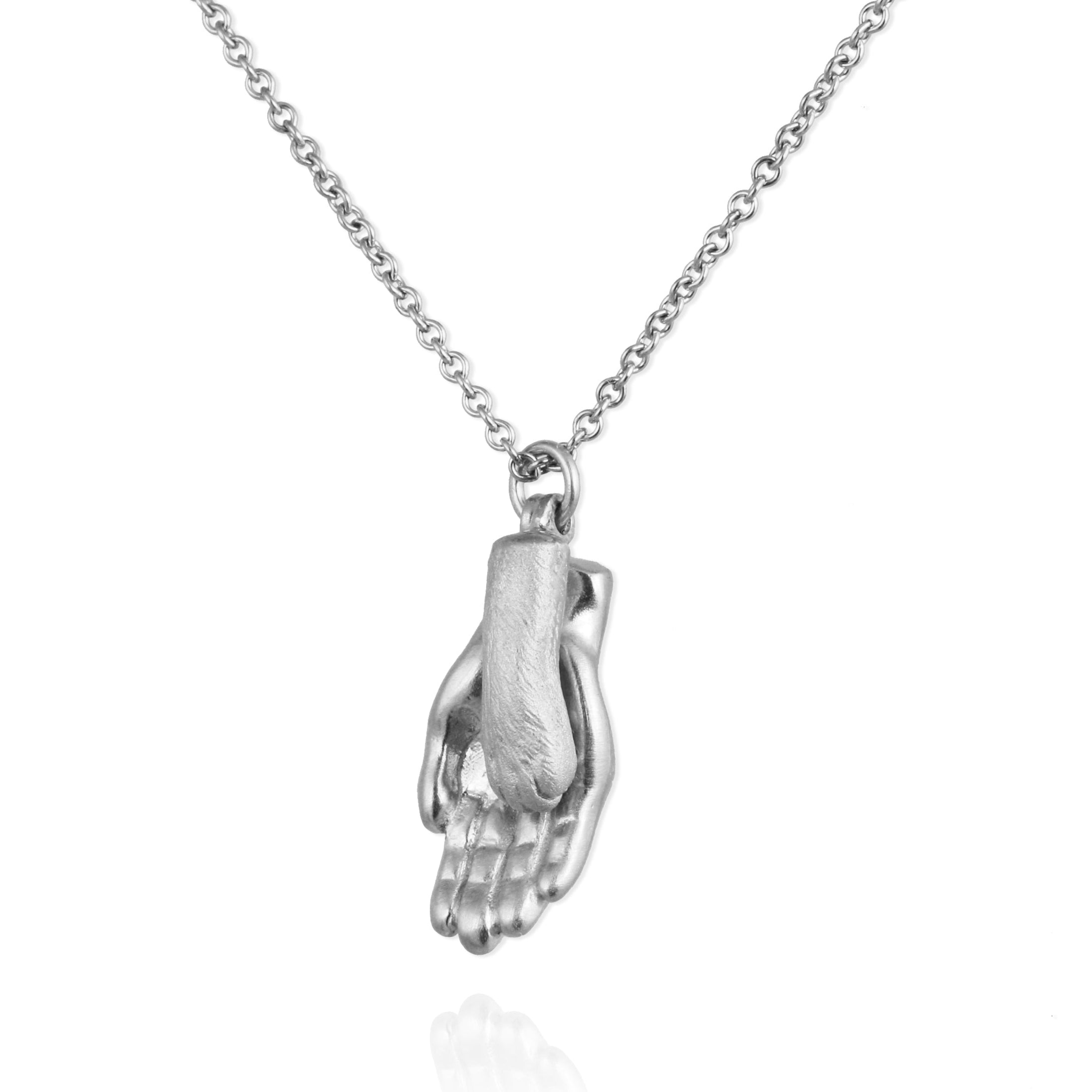 Cat Paw and Hand Necklace - Jana Reinhardt Ltd