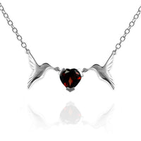 Hummingbird Heart Necklace - Jana Reinhardt Ltd