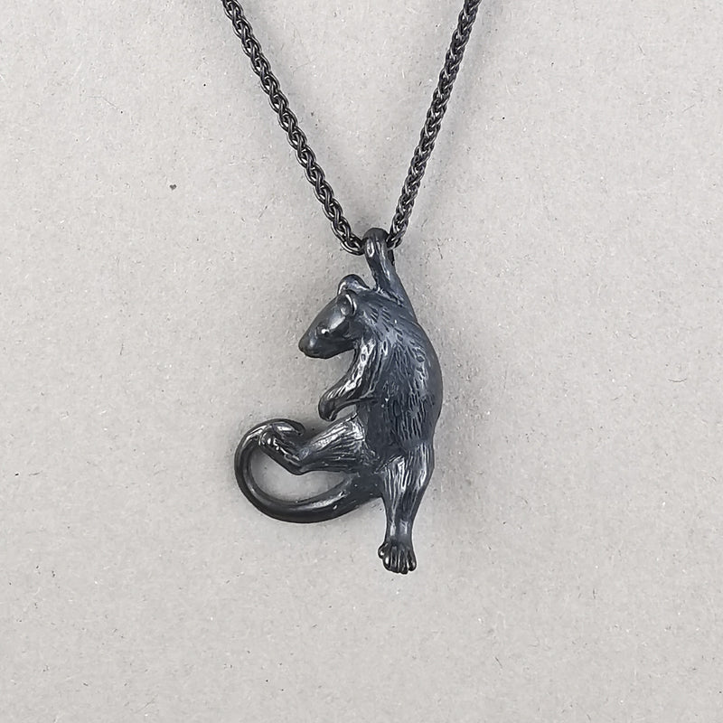 Limited Edition Black Rat Necklace