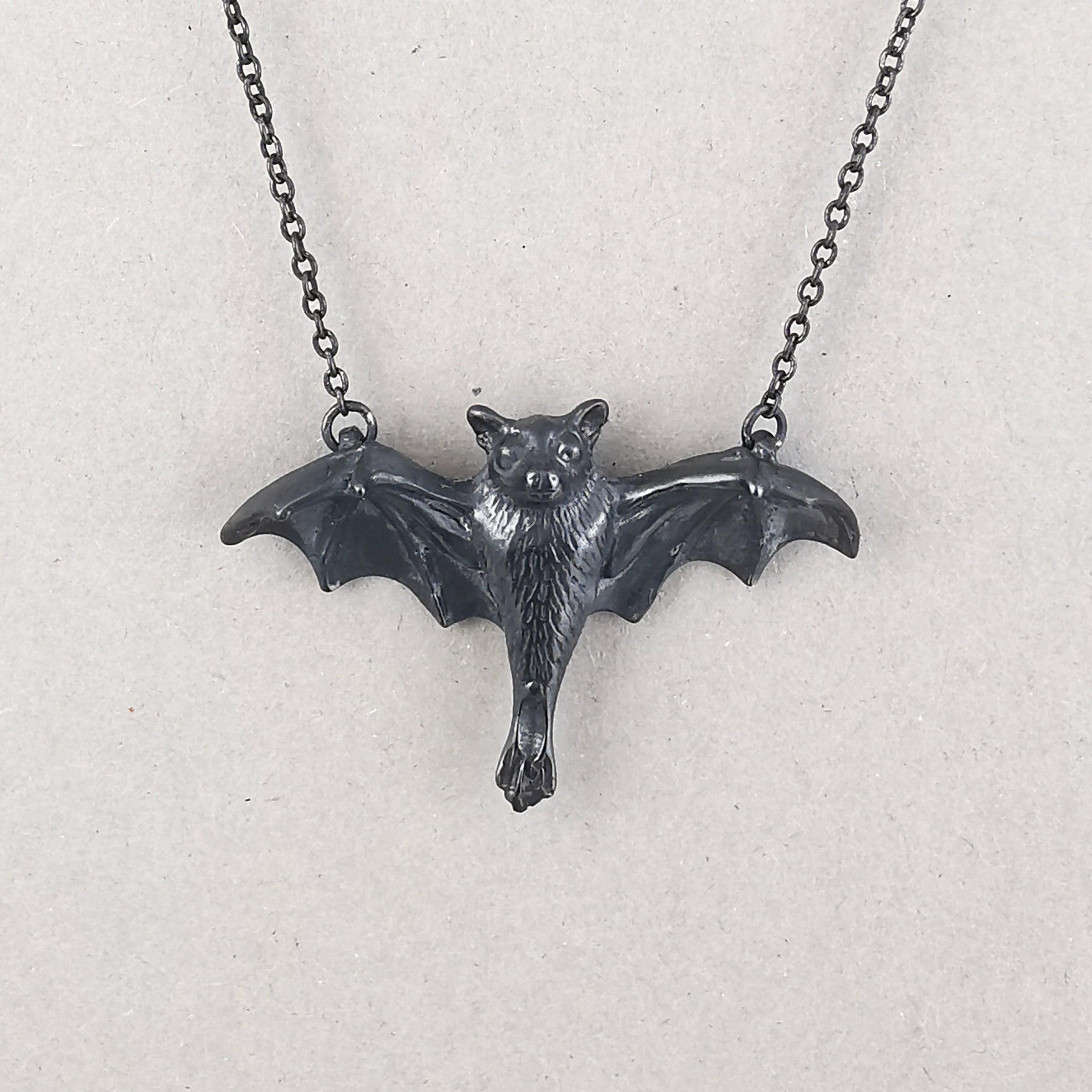 Limited Edition Black Bat Necklace