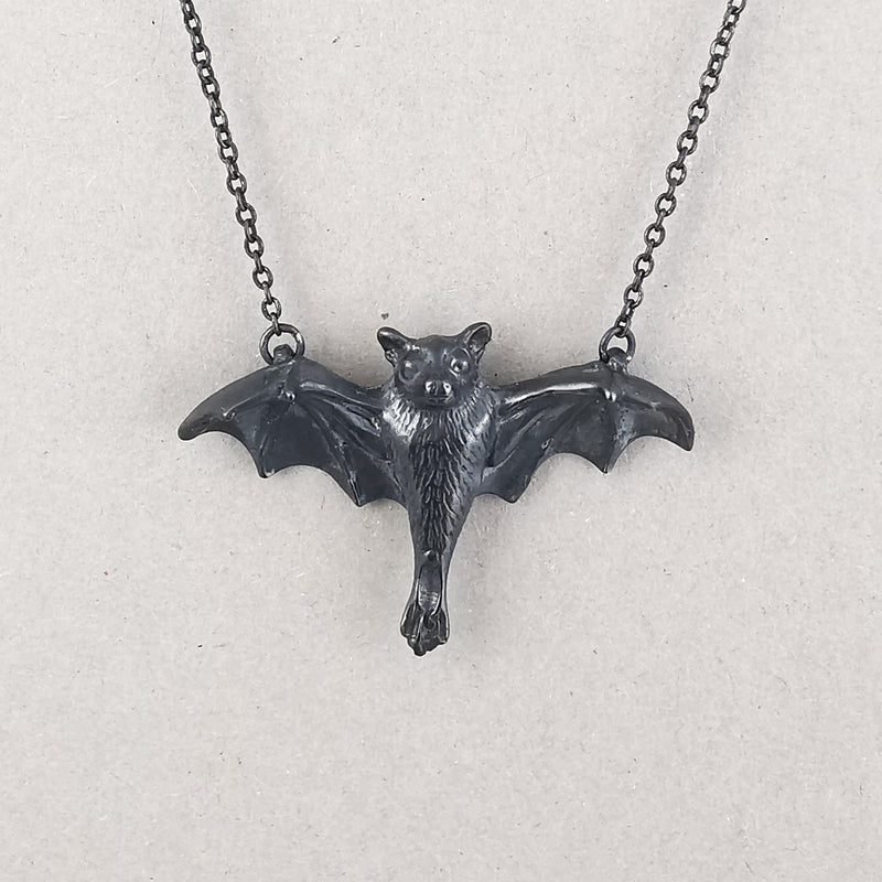 Limited Edition Black Bat Necklace