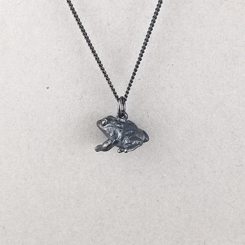 Limited Edition Black Toad Necklace