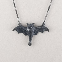 Limited Edition Black Bat Necklace