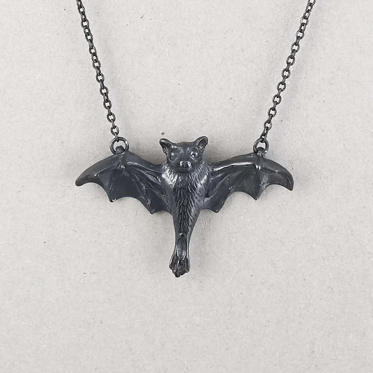 Limited Edition Black Bat Necklace