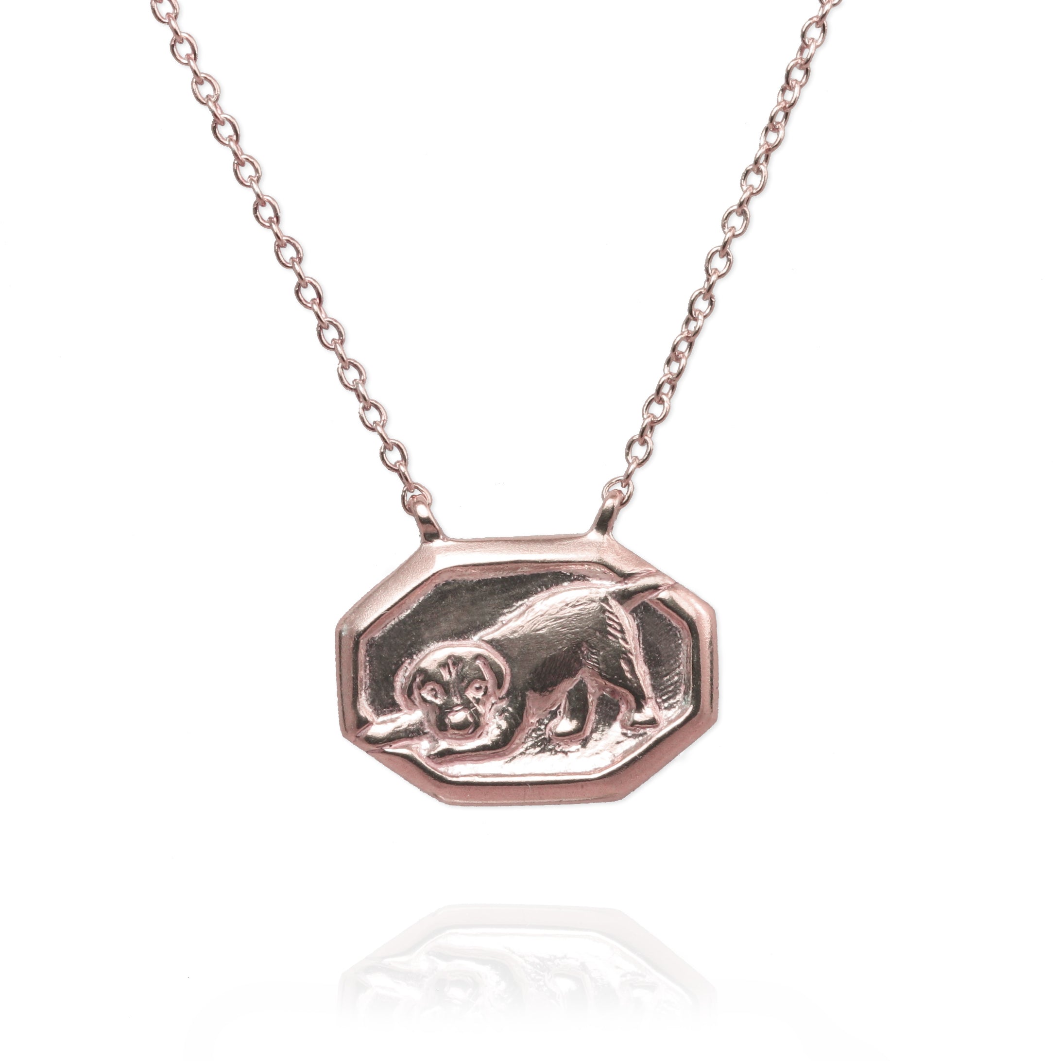 Vintage Puppy Tile Necklace - Jana Reinhardt Ltd