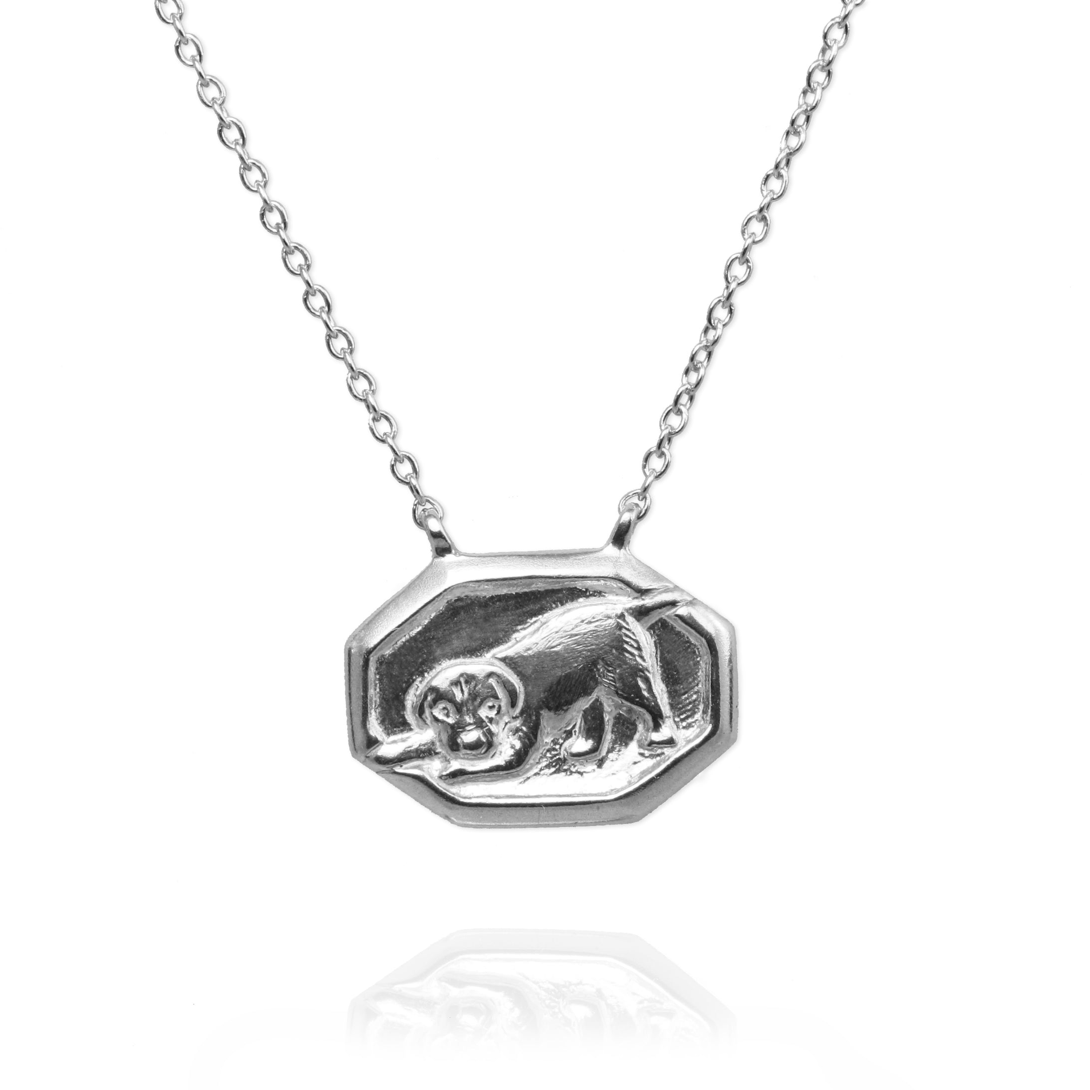 Vintage Puppy Tile Necklace - Jana Reinhardt Ltd